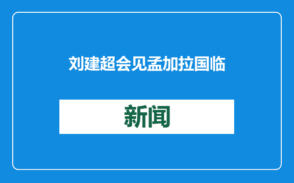 刘建超会见孟加拉国临时政府外交顾问图希德