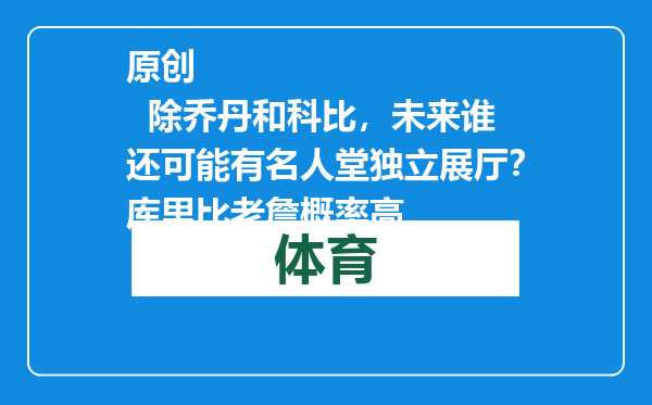 原创            除乔丹和科比，未来谁还可能有名人堂独立展厅？库里比老詹概率高