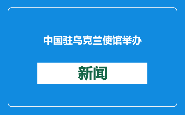 中国驻乌克兰使馆举办马升琨大使到任暨2025年新春招待会