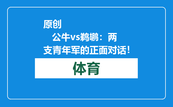 原创            公牛vs鹈鹕：两支青年军的正面对话！