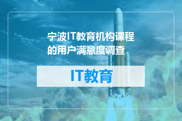 宁波IT教育机构课程的用户满意度调查
